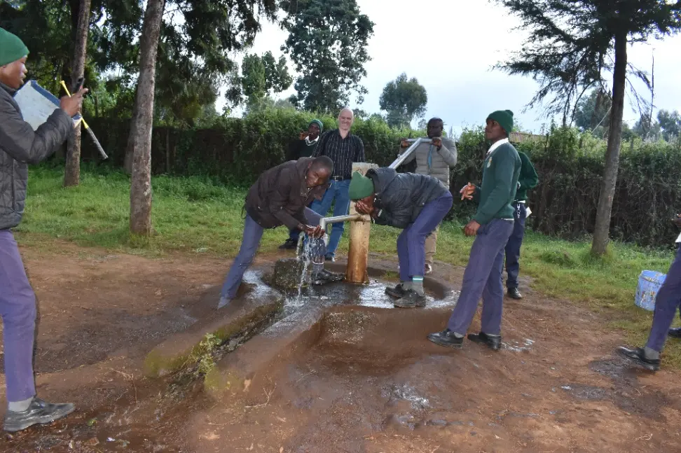 Hand Pump Repairing in Schools Detail - Tigal Water Splash